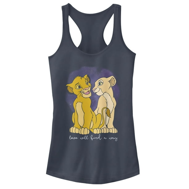 Lion King Juniors Cub Love Finds A Way Racerback Tank Top